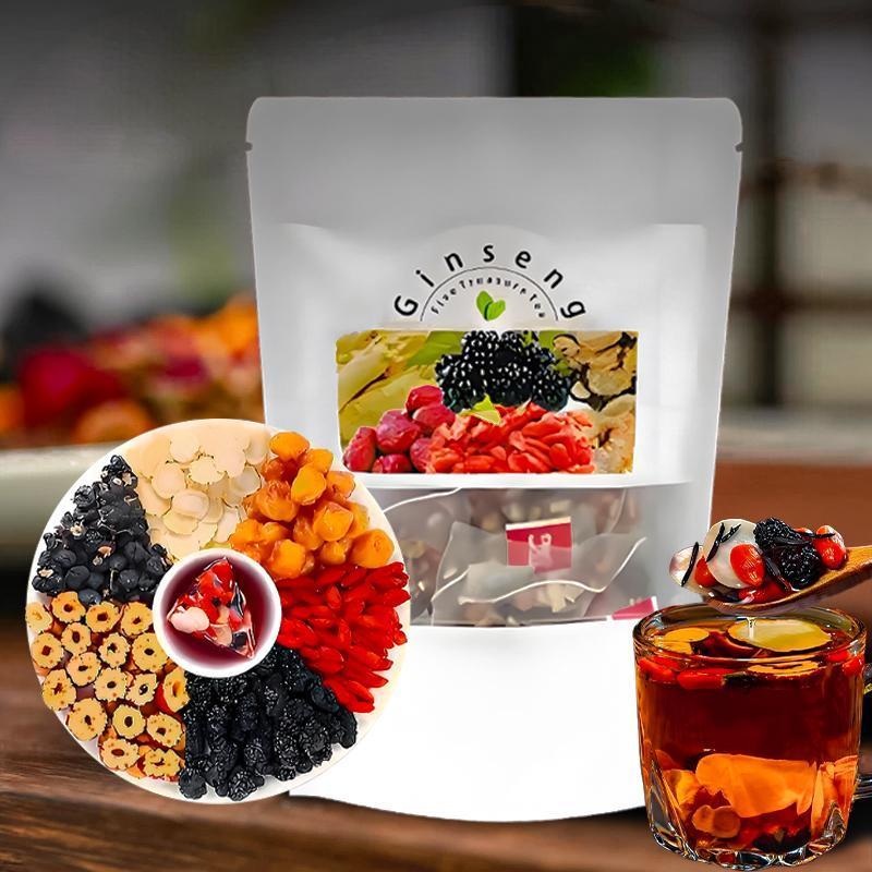 Ginseng Five Treasure Tea Natu - огляд і ціна Herbal Wellness