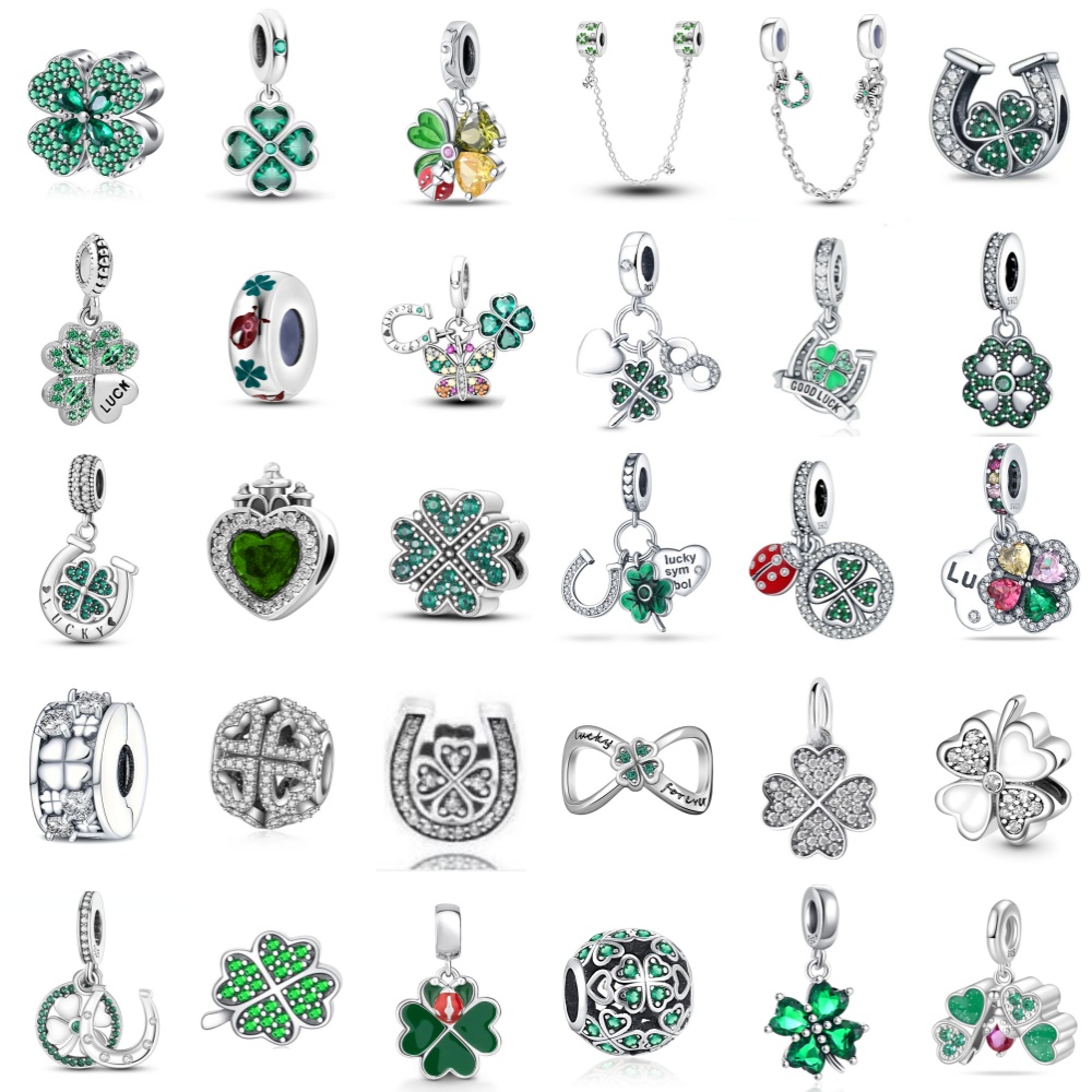 Hot sales 925 Silver Sparkling - огляд і ціна Red Clover Flower