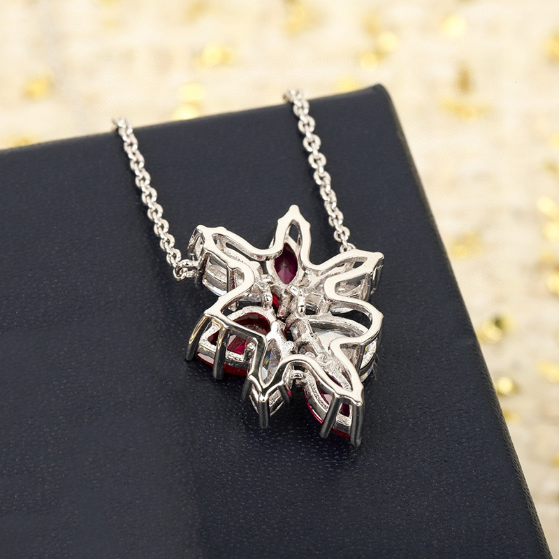 Brand Pure 925 Sterling Silver - огляд і ціна Red Clover Flower